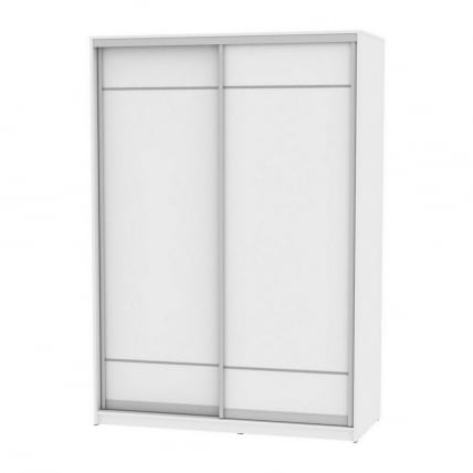 Шкаф-купе B-220х160х60-1(Белый-D7D7)_0