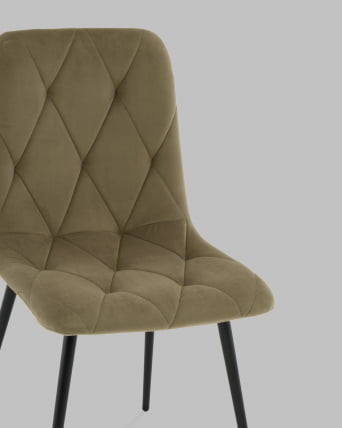 Стул Одди Diamond С велюр пыльно-оливковый_7