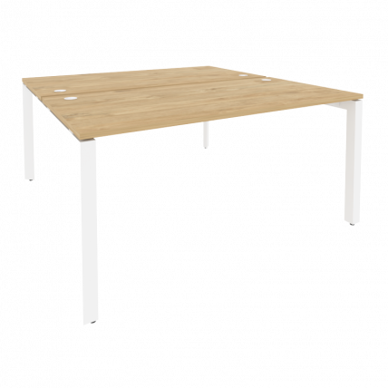 Рабочая станция на П-образном м/к ONIX O.MP-D.RS-2.4.8 Тиквуд Светлый/Белый_0