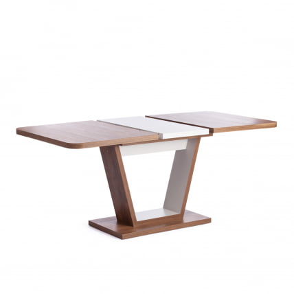 Стол обеденный VOX ЛДСП, 132-172x85x75,5 см, Дуб Канзас/Пепел_4