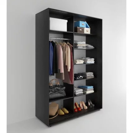 Шкаф-купе 2-х дверный Акцент-Вера ДР 1600х600 Венге_1