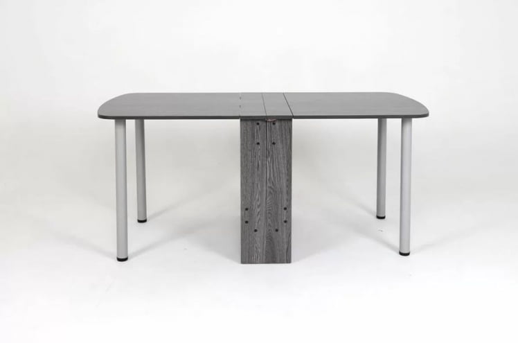 Стол-книжка раздвижной Оригами Ясень Анкор темный_6