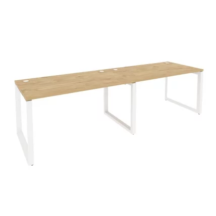 Рабочая станция на О-образном м/к ONIX O.MO-RS-2.3.8 Тиквуд светлый/Белый_0