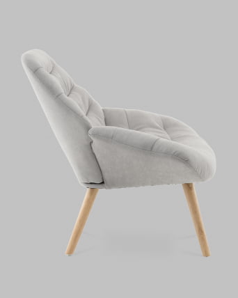 Кресло Олби Страйпс светло-серый_3