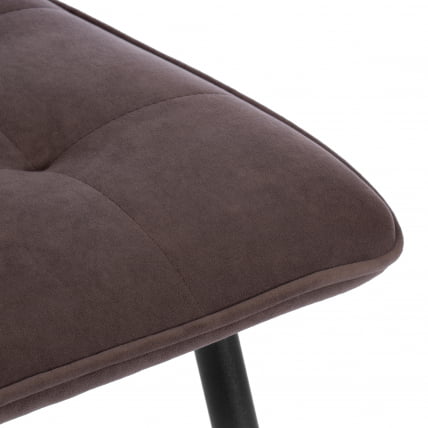 Стул обеденный Bari велюр, коричневый, 6, 46х55х89_7