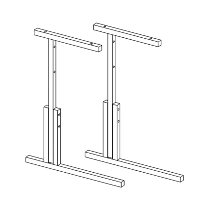 Каркас стола с регулировкой высоты АЛц.КР №5-7_0