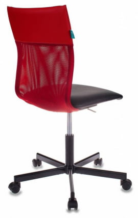 Кресло офисное Бюрократ CH-1399 R+B Красное Черное спинка сетка_3