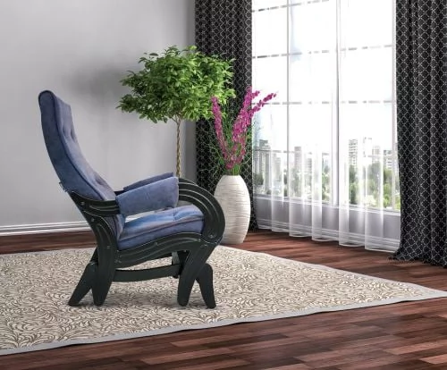 Кресло-глайдер Модель 708 венге / Verona Light Grey_4