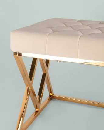 Банкетка ИНСИГНИЯ велюр Бежевый_3