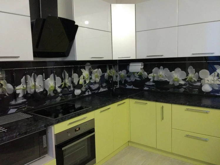 Глянцевый фартук (КОМПОЗИТ) KM 35_1