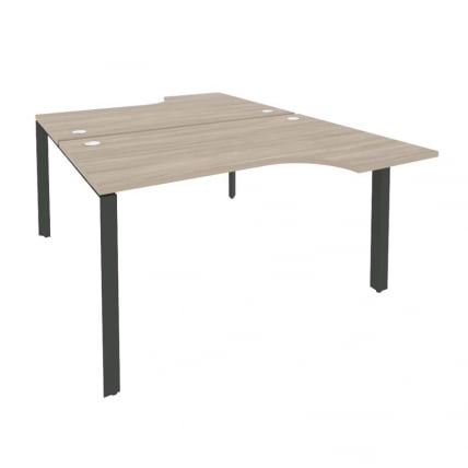 Рабочая станция на П-образном м/к ONIX O.MP-D.SA-2 Дуб Аттик/Антрацит_0