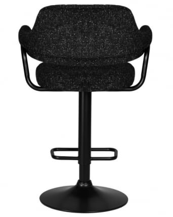 Стул барный DOBRIN CHARLY BLACK (черный твид (LEO18)) 2 шт_5