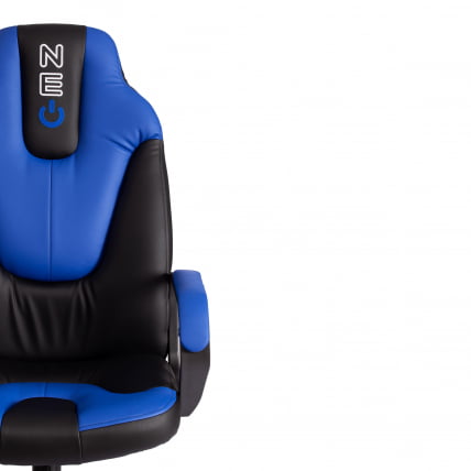 Кресло NEO 2 (22) экокожа Черный/синий 36-6/36-39_5