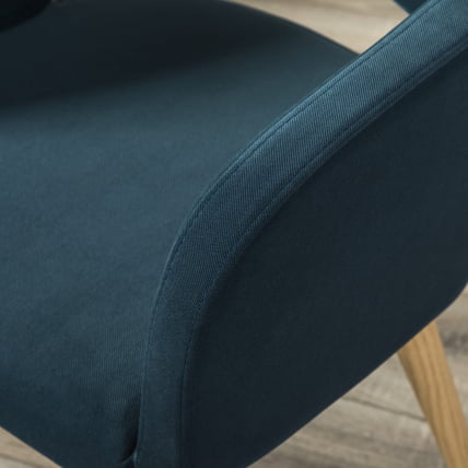 Кресло Oscar Diag blue/нат.дуб_6