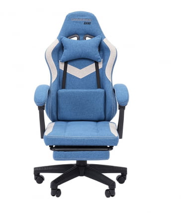 Кресло для геймеров CHAIRMAN GAME CH26 Голубой-бежевый_1