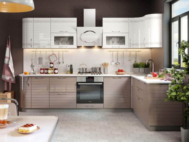 Шкаф кухонный 600 горизонтальный Анастасия ЛД 002.021.000 Белый_1