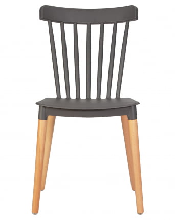 Стул обеденный DOBRIN THEO ножки светлый бук темно-серый GR-04_5