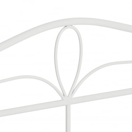 Кровать LUCY (mod. 9305) металл, 90*200 см (Single bed), White (белый)_5