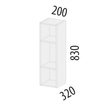 Шкаф кухонный открытый Дакота 103.37_2