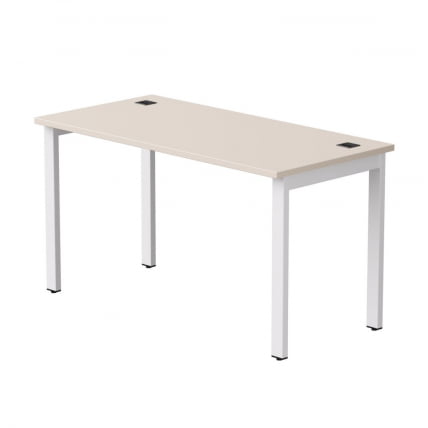 Стол прямой на металлокаркасе, опоры 45 гр Everprof EVO 254S003 Кашемир Белый_0