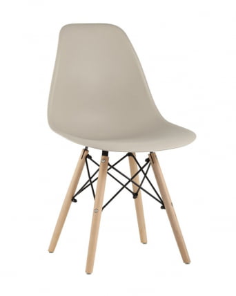 Стул Еамес Стйле ДСВ бежевый (разборный каркас) / Eames Style DSW_10