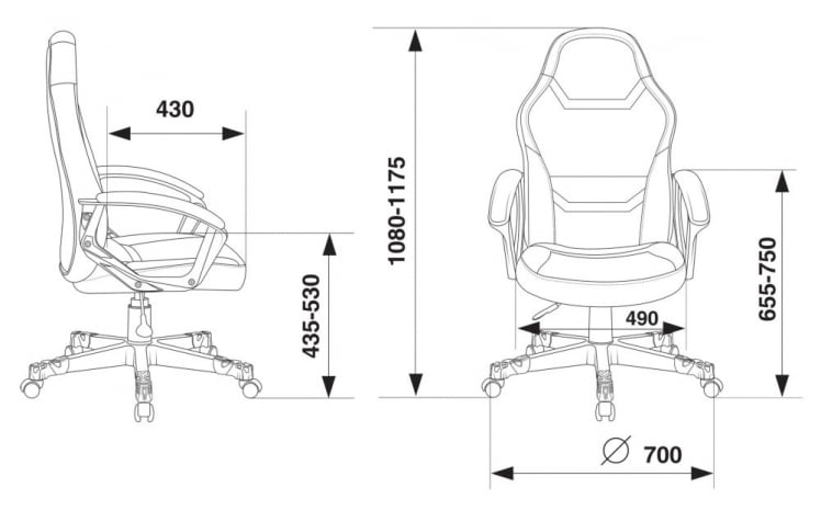 Кресло игровое Zombie 10 Black_7
