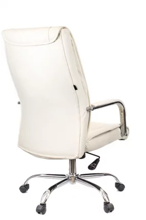 Кресло для руководителя Everprof Kent TM Экокожа Кремовый_2