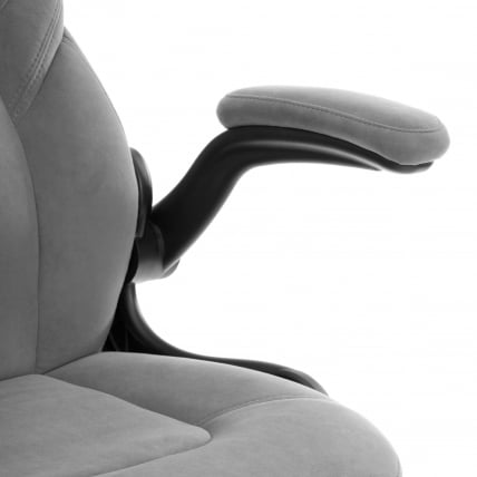 Кресло геймерское BAZUKA metalBL велюр, серый, 29_9