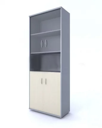 Шкаф СТ-1.4 Клен/металлик_0