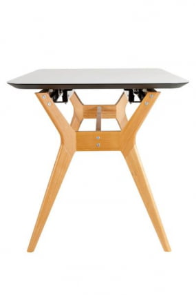 Стол раскладной Нарвик Glass 140-180 Automatic Natur/Light matte glass_3