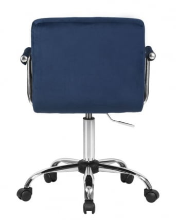 Офисное кресло для персонала DOBRIN TERRY (синий велюр (MJ9-117)) 2 шт_5