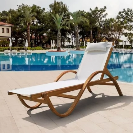 Шезлонг-лежак Мальта AFM-511 White_1