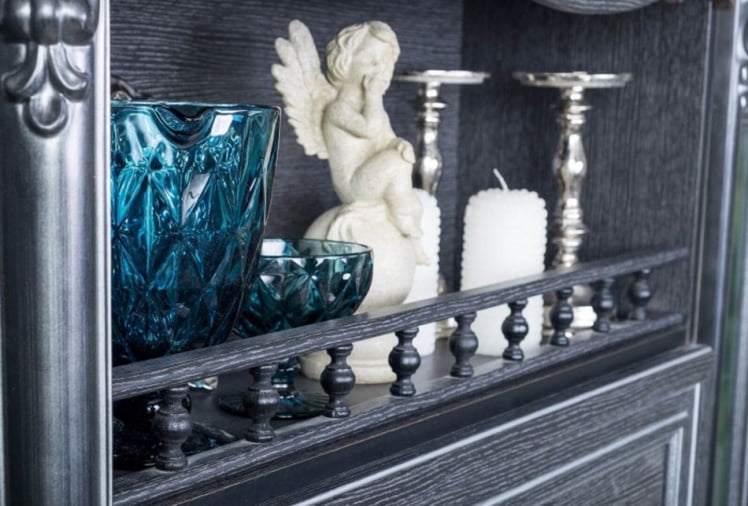 Шкаф для вытяжки Италия ЛД 275.980.000 Черный Дуб темный_2