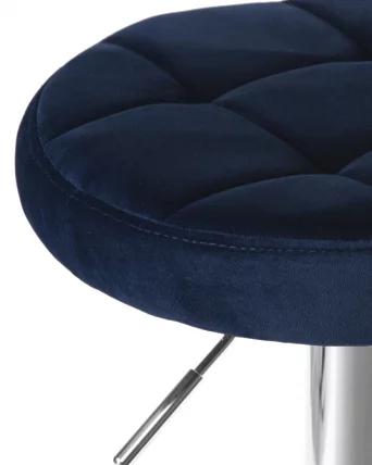 Табурет барный DOBRIN BRUNO Синий велюр MJ9-117_2