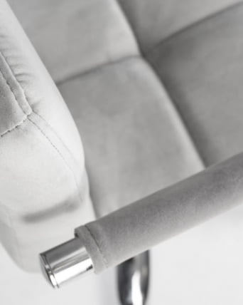 Офисное кресло для персонала DOBRIN TERRY (серый велюр (MJ9-75)) 2 шт_8