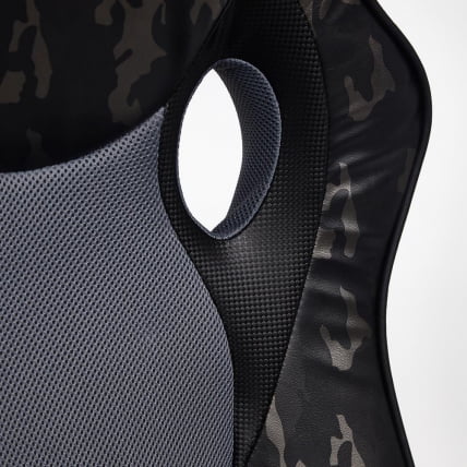 Кресло RACER GT MILITARY кож/зам/ткань, серый/серый, TW 12_10