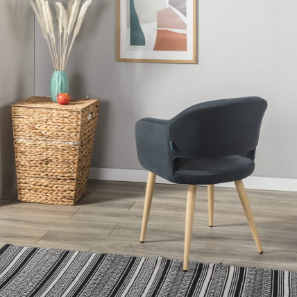 Кресло Oscar Diag grey/нат.дуб_4