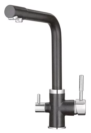 Кухонный смеситель GRANULA 2015 Черный_0