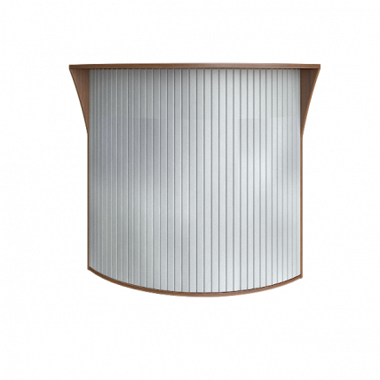 Стойка угловая (радиусный элемент - ролета) Riva А.РС-5.5 Орех Гварнери_0