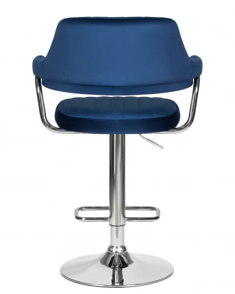 Стул барный DOBRIN CHARLY Синий велюр MJ9-117_4