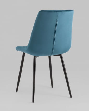 Стул Флекс New велюр сине-зеленый 2 шт._3