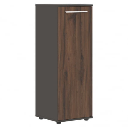 Шкаф-колонка с глухой средней дверью ЕДИС ЕМCС 42.1 Дуб Денвер темный Белый Мокко / EDIS EMCS_0