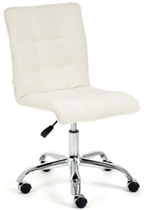 Кресло ZERO флок , молочный, 4_0
