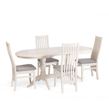 Стол COPPOLA бук, мдф, 140+40x80x77см, Ivory white_9