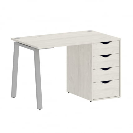 Стол письменный HOME OFFICE VR.SP-3-118.4.A Дуб Наварра/Серый металл_0