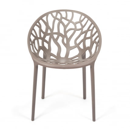 Стул BUSH (mod. 017) пластик, 60*58,5*80см, серый_1