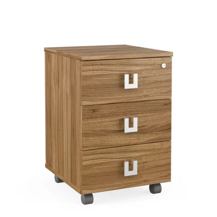 Тумба подкатная с 3 ящиками SOL29730303 Орех_0