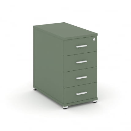 Тумба приставная с 4-мя ящиками CONCEPT CN.TGO-002 B/W Кобо Белый_0