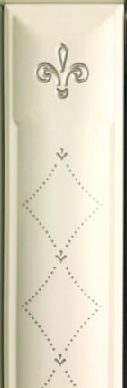 Шкаф-витрина с колоннами Милана 23.15 Сосна Астрид/Ваниль_4