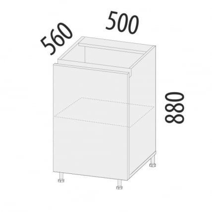 Напольный шкаф (лев/прав) Дакота 103.61_3